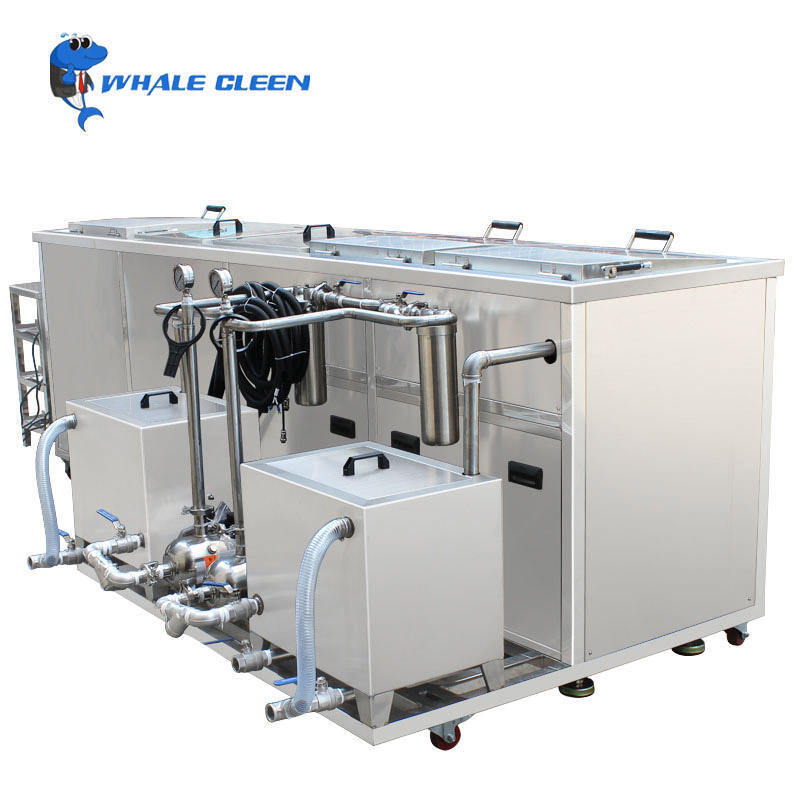 Five Tank Industrial Ultrasonic Cleaner 192L for Solvent Degreasing and Metal Parts Cleaning