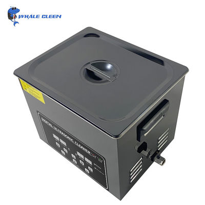6.5L pulitore ultrasonico dentario 180W macchina di pulizia di acciaio inossidabile del nero di 1,43 galloni