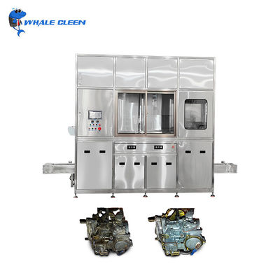 Macchina di pulizia ad ultrasuoni a doppio solvente ad alta efficienza con controllo PLC per elettronica