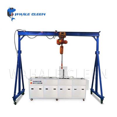 Pulitore ultrasonico industriale trifase di potere 1.2KW con i multi carri armati