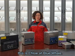 Pulitore ad ultrasuoni da tavolo Blue Whale
